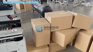 Fully Automatic Flap Folding Carton Sealer – Adjustable Length, Width & Height