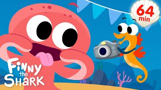Let's Take A Picture + More | Kids Cartoons \& Songs | Finny The Shark