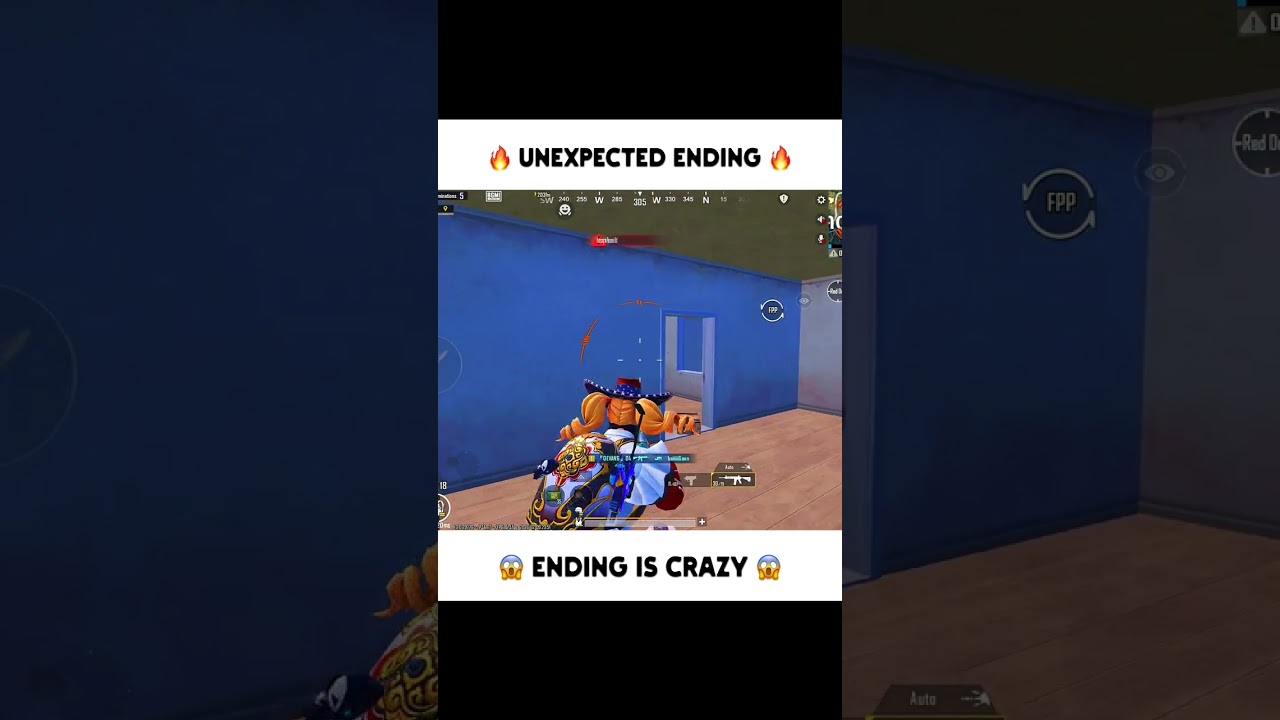 1v4 Clutch😈🔥 Unexpected Ending || 