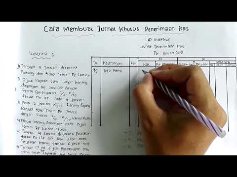 Video: Bagaimana cara menulis jurnal penerimaan kas?