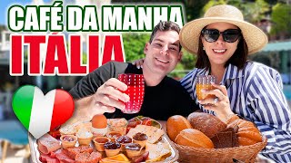 Café da Manhã Completo na Itália 🇮🇹 Tem Nutella?