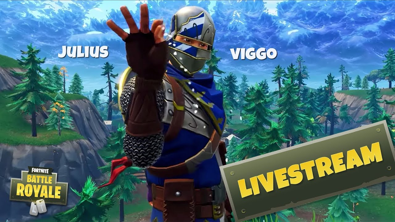 Fortnite Battle Royale livestream met Julius YouTube