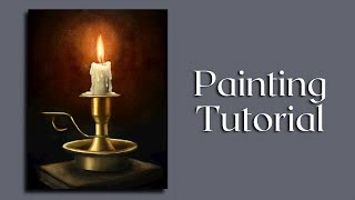 Melting Candle Painting Tutorial