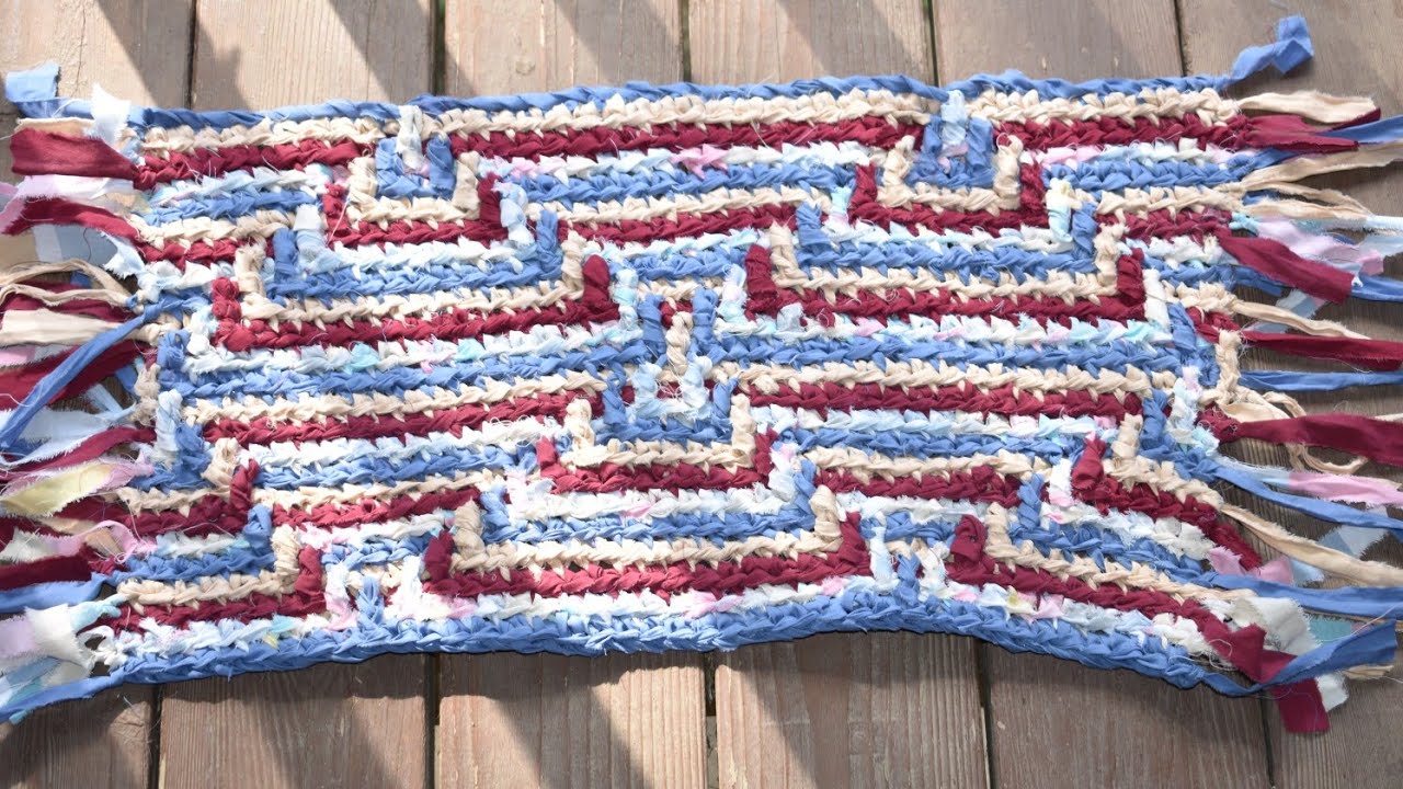 Apache Tear Diamond Rag Rug Part 3. Apache Tears Diamond Pattern ...