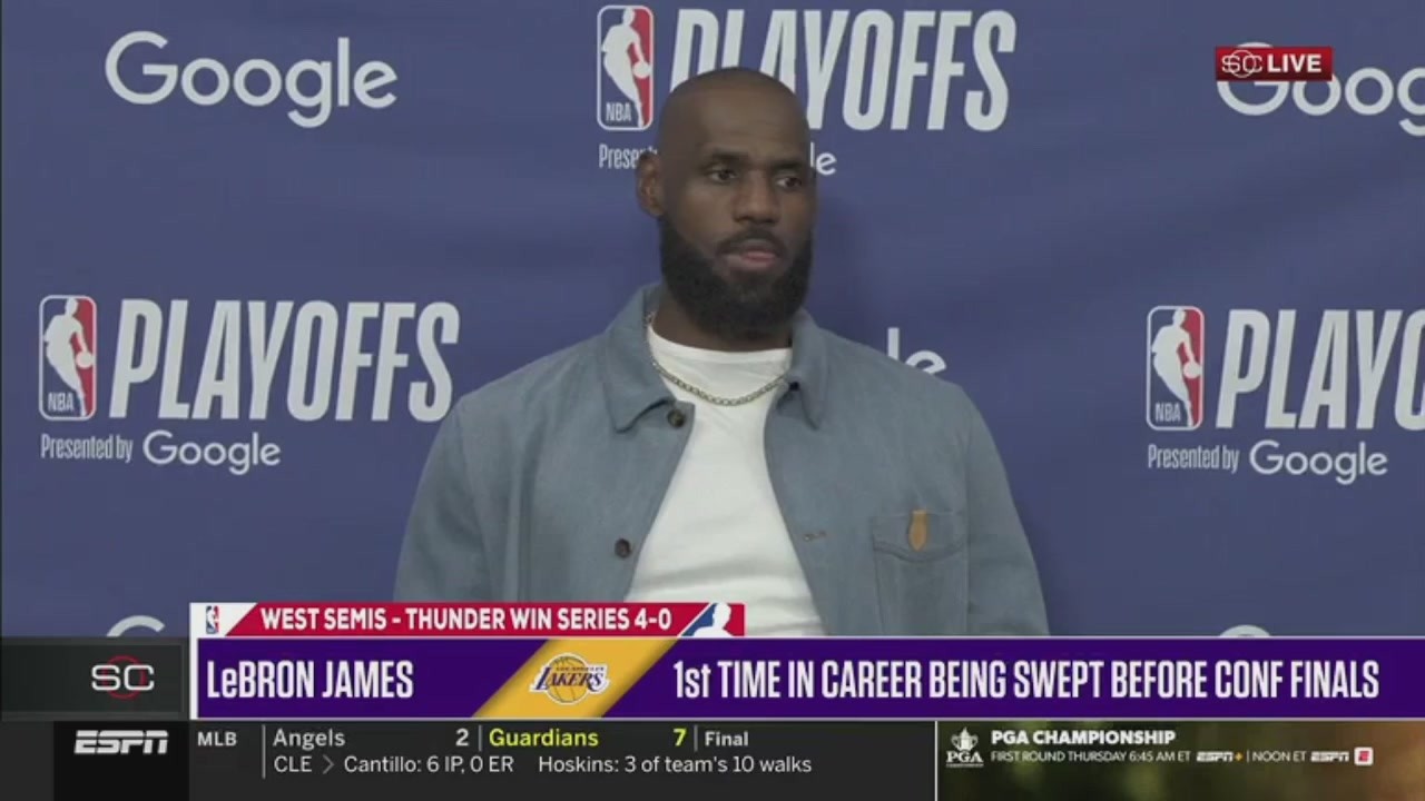 LeBron James has final message on his future after Lakers season come to an end vs Thunder