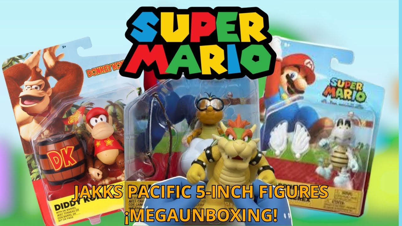 We are Back!!!! Unboxing Mario Bros Jakks Pacific 5-inch figures.