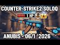 Counter-Strike2 SoloQ - Anubis - 1 HP Clutch - 06/13/2026