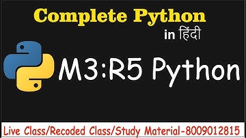 #olevel | Complete m3r5  Programming and Problem Solving Through Python  in hindi | M3R5| Ratnakar