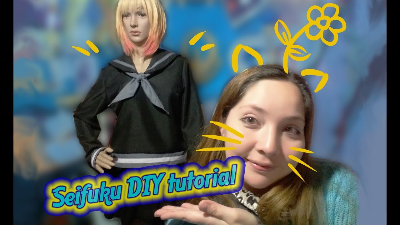 Confección del Seifuku! #1 Blusa  y cuello - Tutorial uniforme escolar japonés