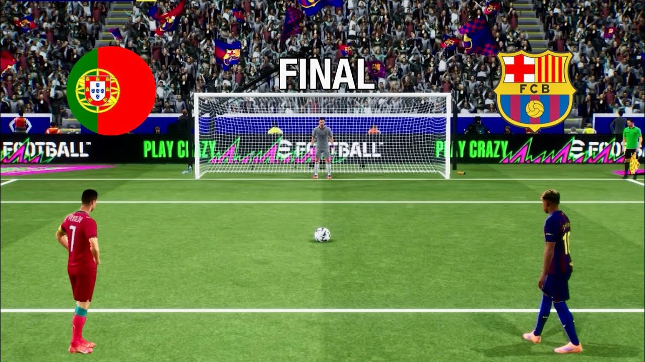 PORTUGAL VS FC BARCELONA PENALTY SHOOTOUT | HIGHLIGHTS | RONALDO VS LAMINE