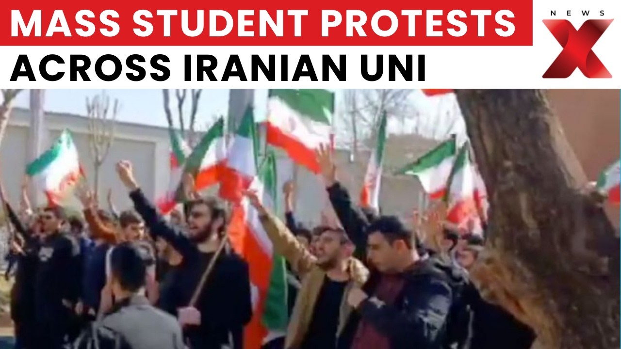 Iran Protest: Mass Student Protests Erupt Across Iran Universities, Clashes with Pro-Govt Groups