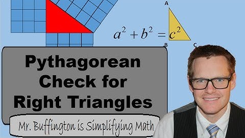Math 8 Lesson 27: Pythagorean Triangle? (Simplifying Math)