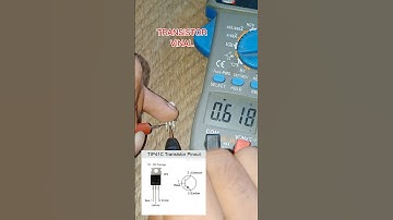 Tip41 transistor pin data and how to measure it