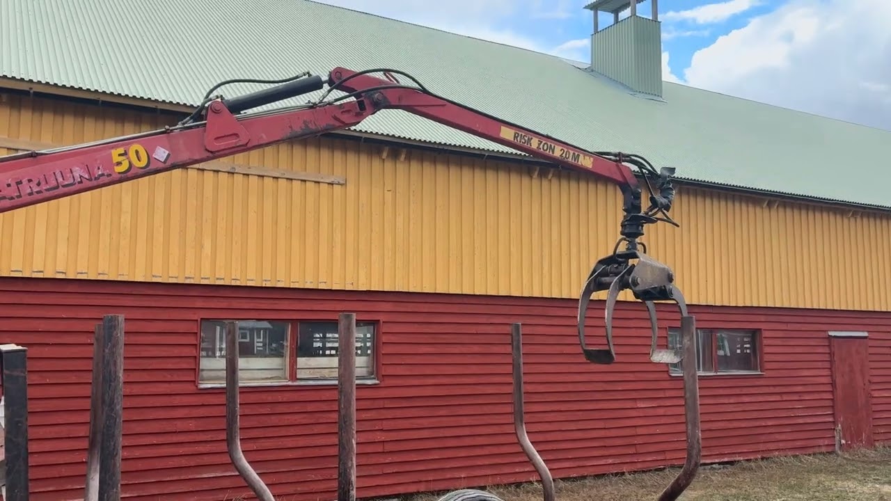 Skogsvagn med kran Patruuna 50