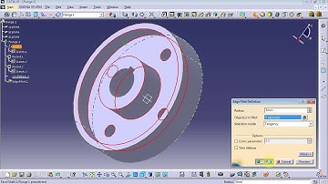 Bush Type Flexible Coupling | CATIA V5 & V6 | Part Design|Assembly-15