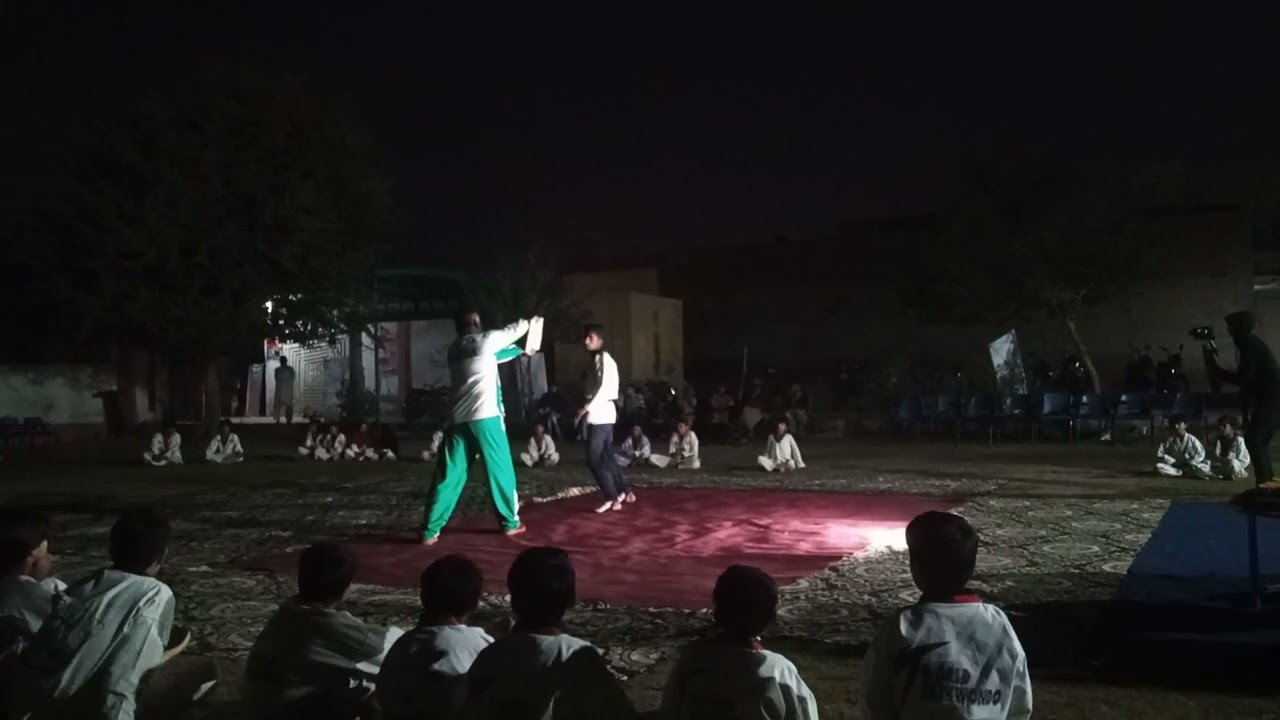 Taekwondo | Wood Board Break by Awesome Kick | Aryan Anjum | Multan