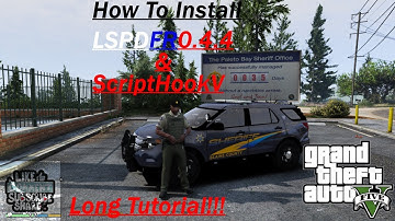 LSPDFR 0.4.4 & ScriptHookV Installation Video!!! | Step by Step| 2019