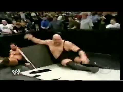 Matt Morgan F5 The Big Show Through Announce Table 