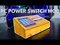 Custom pc power button mod with arduino full build  pc mod