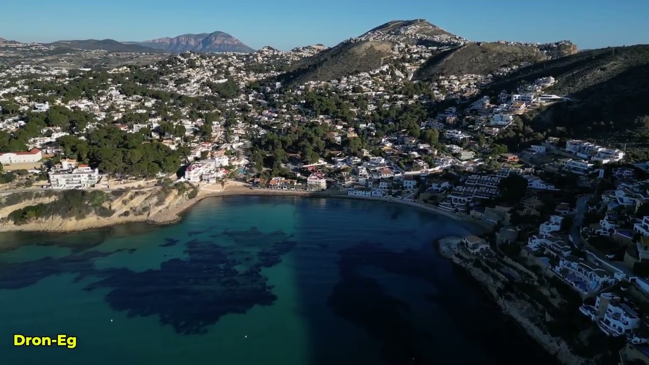 Moraira, febrero, al natural sin filtros.@Dron-Eg