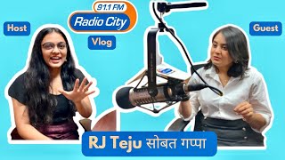 Radio City Pune Vlog| Radio City 91.1 FM Pune Office| City chi marathi mulgi RJ Teju screenshot 2