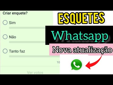 Como criar ENQUETES no Whatsapp - Nova Função Oficial - YouTube