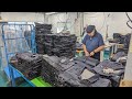Process of mass production of highend jeans