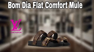 Unboxing DHgate LV Slides Review! Bom Dia Flat Comfort Mule