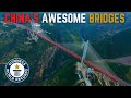 China's  Bridges  World records 2021中国最壮观的桥梁 添加了中文字幕