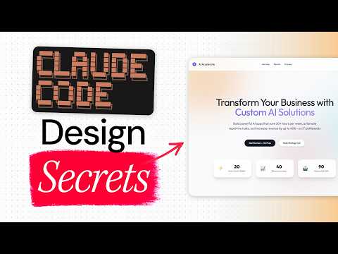 How To Build ACTUALLY Beautiful UI In With This Claude Code Skill