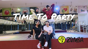 Flavour - Time to Party (Feat. Diamond Platnumz) | ZUMBA | FITNESS | At Global Sport Balikpapan