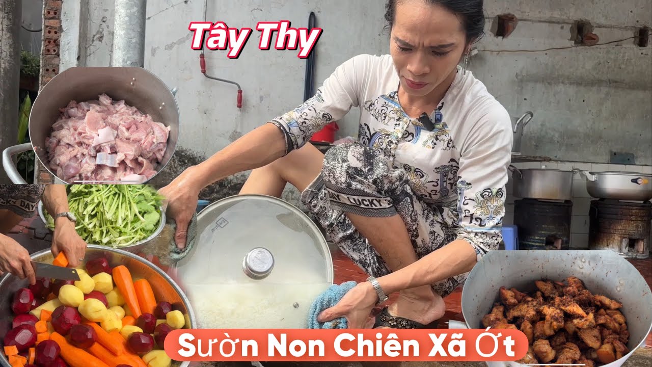 Đậm Vị Sườn Non Chiên Xả Ớt Tây Thy Làm Công Thức Miền Tây