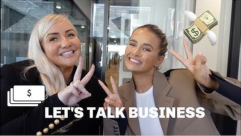 LETS TALK BUSINESS 💸💰 MEET MY MANAGER (FINALLY) | MOLLYMAE