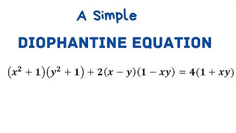 An Easy Method to Solve Diophantine Equations