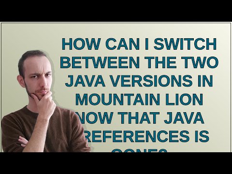 Apple: How can I switch between the two Java versions in Mountain Lion now that Java Preferences ...