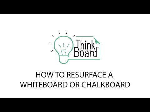 How To Resurface A Whiteboard & Chalkboard With Think Board - Restore A Whiteboard - Updated Version