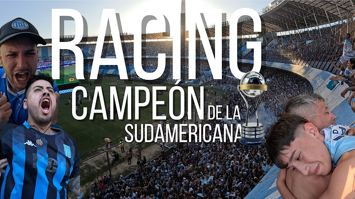 RACING CAMPEÓN DE LA COPA SUDAMERICANA 2024