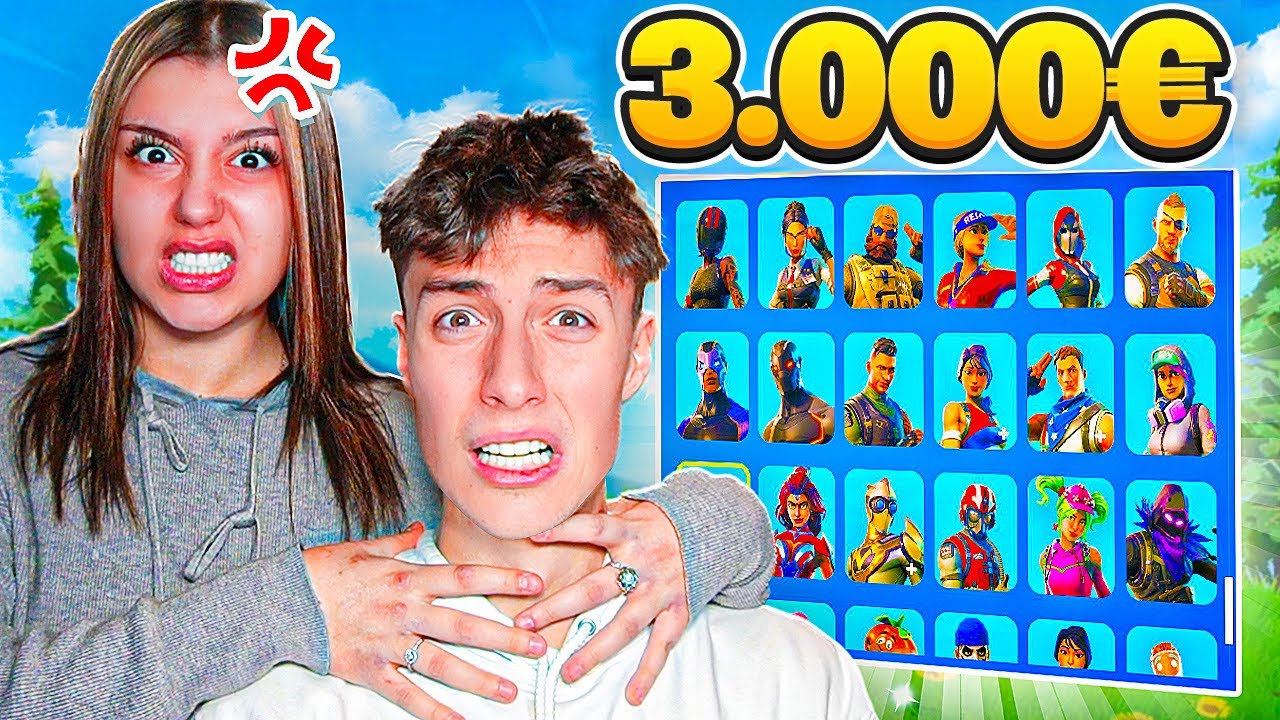 La mia RAGAZZA REAGISCE a Quanto ho SPESO su Fortnite! (+3.000€) - YouTube