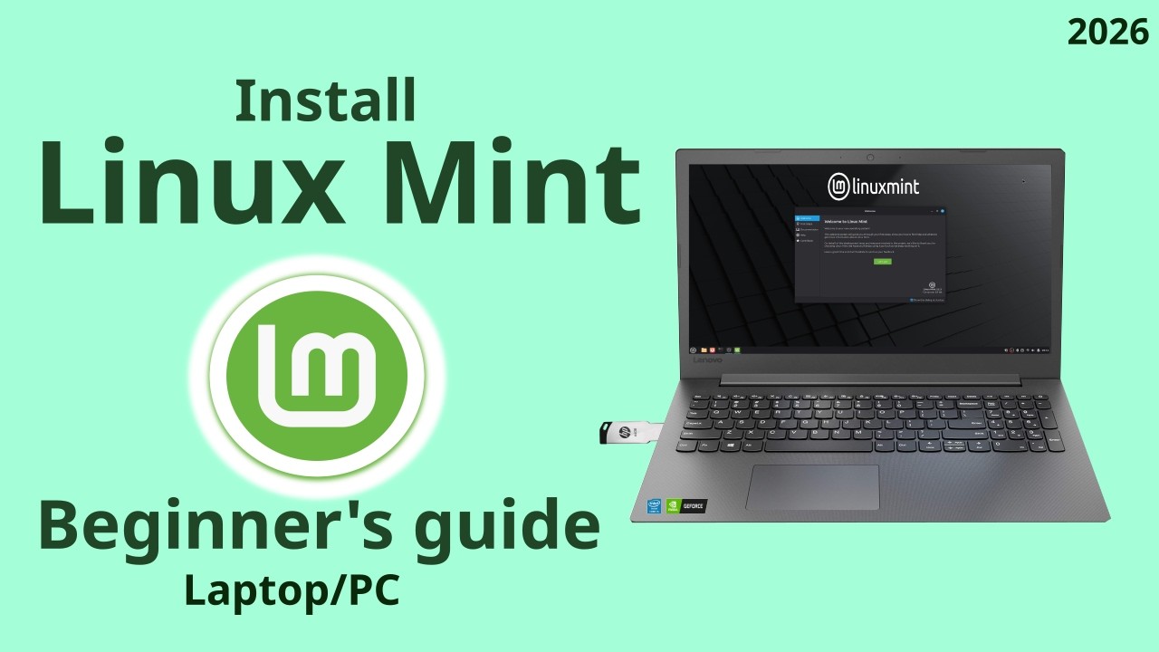 How to install Linux Mint (Step by step) | Beginner's Guide 2026 - YouTube