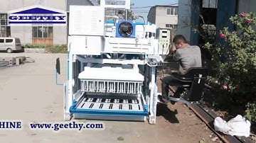 QMY10-15 / 12-15 Mobile hydraulic hollow concrete block machine