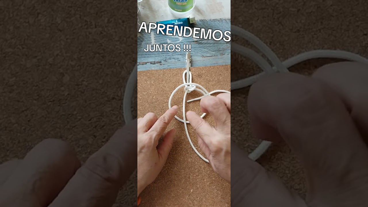 NUDO SERPIENTE...APRENDAMOS JUNTOS✨️🤍