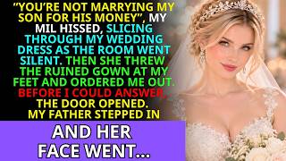 My Mother-in-law Tore My Wedding Dress To Shreds And Called Me A Gold Digger—just Then,...