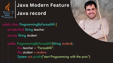 java record | جاوا رکورد