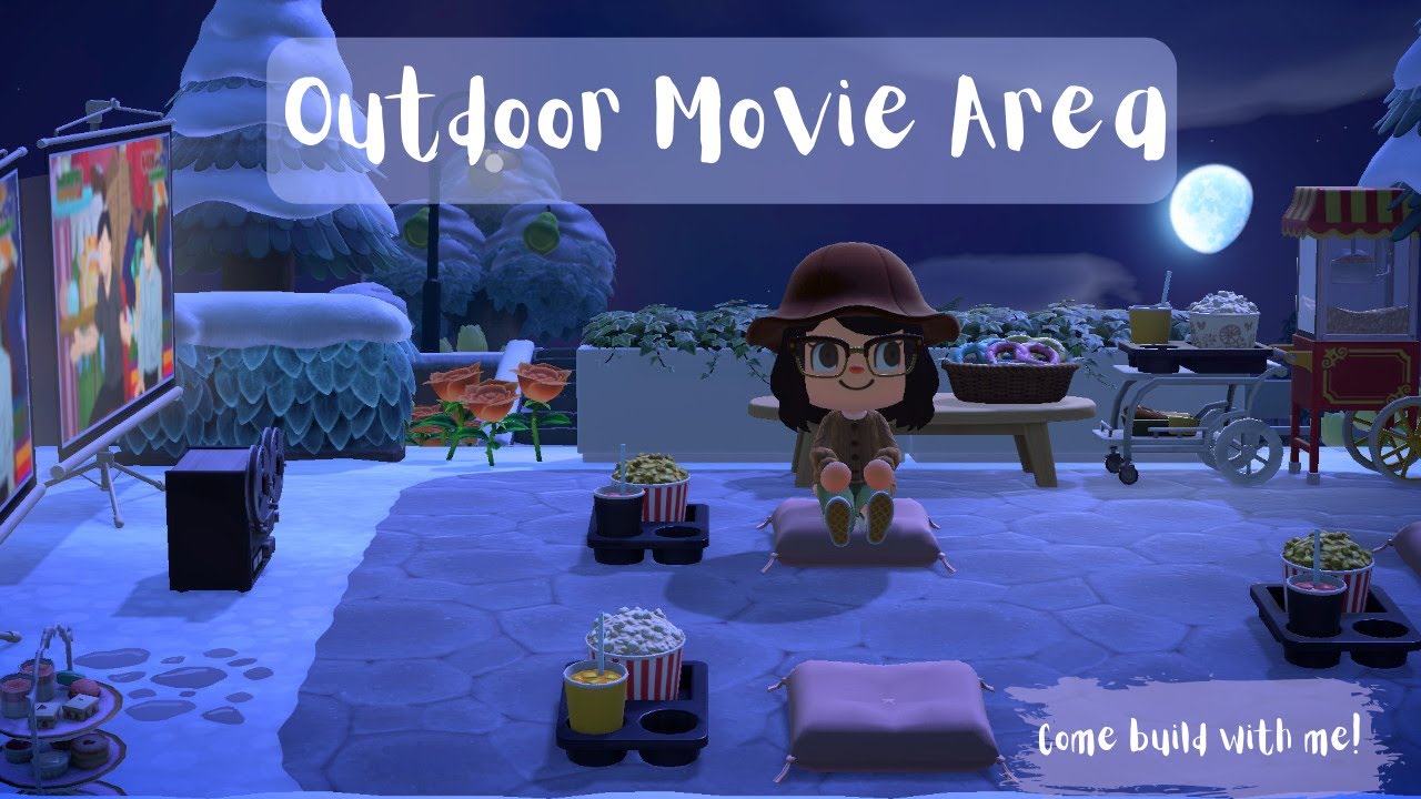 Animal Crossing Outdoor Movie Theater Area