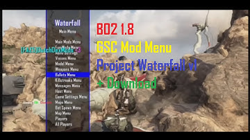 [PS3/BO2] 1.18 CEX/DEX GSC Project Waterfall v1 Mod Menu + Download