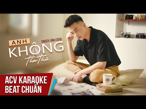 Karaoke | Anh Không Tha Thứ (Andy Remix) - Đình Dũng | Beat Chuẩn