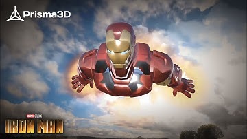 VFX Demo: Ironman Flying Shot In Prisma 3D