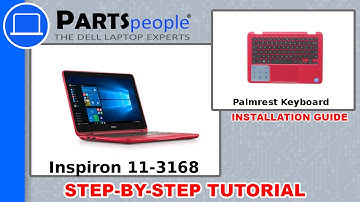 Dell Inspiron 11-3168 (P25T001) Palmrest Keyboard How-To Video Tutorial