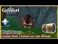 "World Quest" Forest Boar Pauses for the Bloom - Genshin Impact luna 6