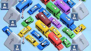 Car Jam Level 72 Game Walkthrough || Bus Out - Bus Jam Puzzle Game